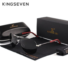 Load image into Gallery viewer, Vintage Aluminum Polarized Sunglasses for Men KINGSEVEN