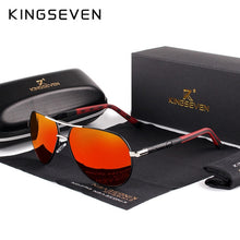Load image into Gallery viewer, Vintage Aluminum Polarized Sunglasses for Men KINGSEVEN