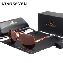 Load image into Gallery viewer, Vintage Aluminum Polarized Sunglasses for Men KINGSEVEN